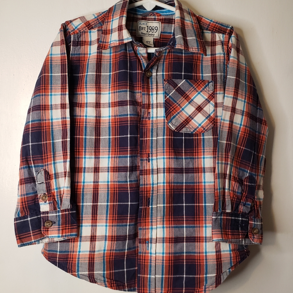 Plaid Shirt  Long Sleeve